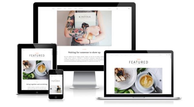 Featured blogger template